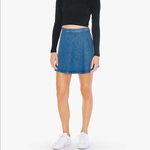 Small American Apparel Denim Circle Skirt